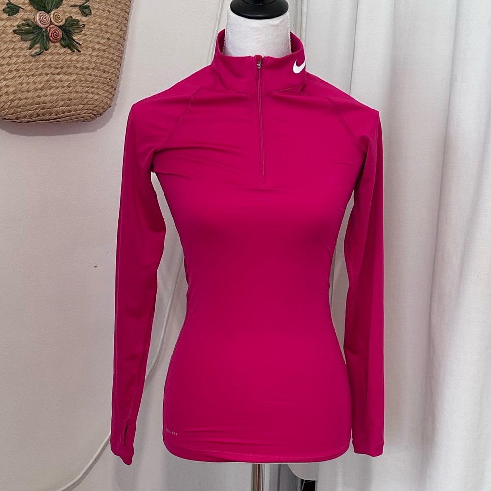 Nike Pro Fuchsia Zip-Up XS